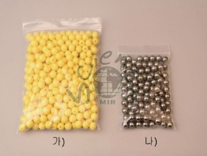 노란색플라스틱구슬/쇠구슬(혼합물분리형)(MIR-108)